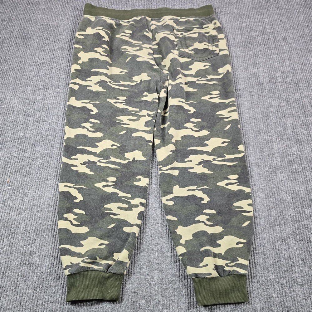 True Religion Jogger Pants Mens 2XL‎ Green Camo Fleece Drawstring Waist Pockets - Picture 2 of 14